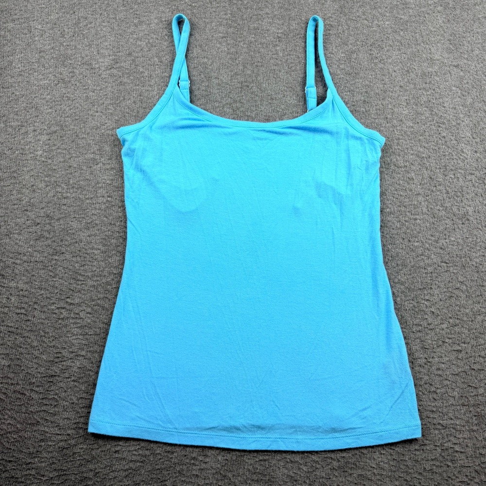 INC International Concepts Cami Women's M Blue Adjustable Strap Stretch Tank Top